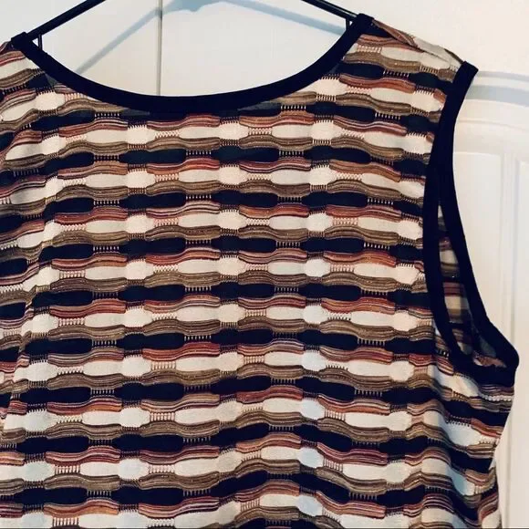 KASPER Separates Multicolor Sleeveless Sweater Knit Top 1X - Picture 11 of 16
